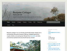 Tablet Screenshot of bunjareecottages.com.au